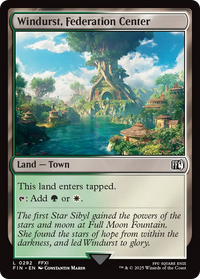 Windurst, Federation Center -  Foil (FIN-292) - FINAL FANTASY
