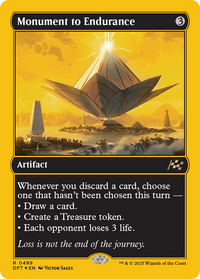 Monument to Endurance -  Foil (DFT-499) - Aetherdrift