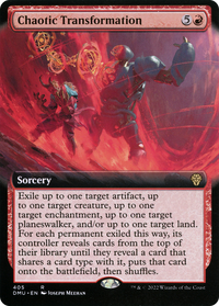 Chaotic Transformation (Extended Art) [Dominaria United]