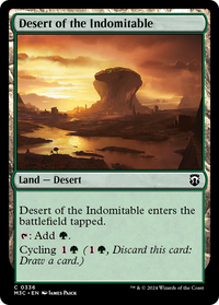 Desert of the Indomitable -  Foil (M3C-336) - Modern Horizons 3 Commander