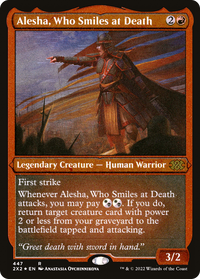Alesha, Who Smiles at Death (Foil Etched) -  Foil (2X2-447) - Double Masters 2022
