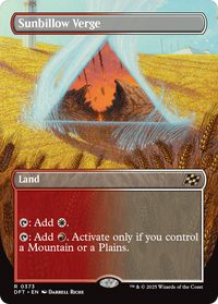 Sunbillow Verge -  (Borderless) (DFT-373) - Aetherdrift