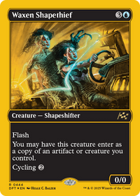 Waxen Shapethief -  Foil (DFT-444) - Aetherdrift