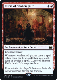 Curse of Shaken Faith [Innistrad: Midnight Hunt Prerelease Promos]
