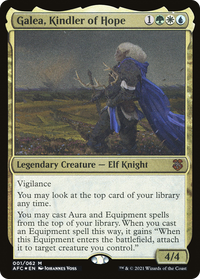 Galea, Kindler of Hope (AFC-001) - Forgotten Realms Commander Display Commanders Foil