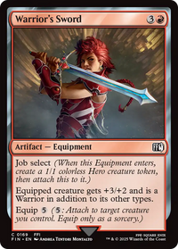 Warrior's Sword -  Foil (FIN-169) - FINAL FANTASY