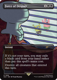 Force of Despair (SLD-1936) - Secret Lair Drop (Borderless) Foil