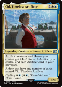 Cid, Timeless Artificer (0413) -  Foil (FIN-413) - FINAL FANTASY