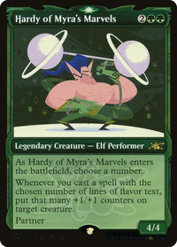 Hardy of Myra's Marvels (Showcase) (Galaxy Foil) [Unfinity]