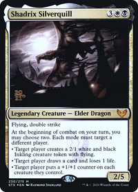 Shadrix Silverquill [Strixhaven: School of Mages Prerelease Promos]