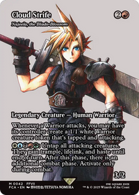 Cloud Strife - Najeela, the Blade-Blossom (Showcase) -  / Cloud Strife (Borderless) (FCA-042) - FINAL FANTASY: Through the Ages