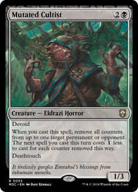 Mutated Cultist - : (devoid) Foil (M3C-053) - Modern Horizons 3 Commander