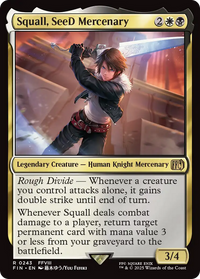 Squall, SeeD Mercenary -  Foil (FIN-243) - FINAL FANTASY