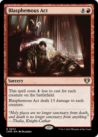 Blasphemous Act [Commander Masters]