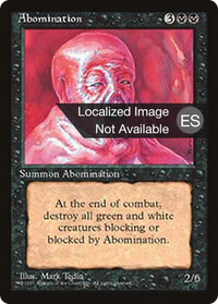 Abomination [Fourth Edition (Foreign Black Border)]