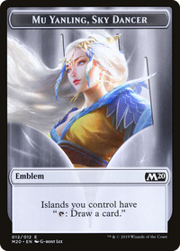 Mu Yanling, Sky Dancer Emblem [Core Set 2020 Tokens]
