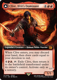 Clive, Ifrit's Dominant (Extended Art) - : (enchantment, Extended Art) (FIN-458) - FINAL FANTASY