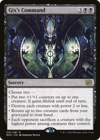 Gix's Command (Promo Pack) [The Brothers' War Promos]