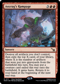 Anzrag's Rampage (Promo Pack) [Murders at Karlov Manor Promos]
