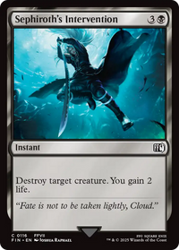 Sephiroth's Intervention -  Foil (FIN-116) - FINAL FANTASY