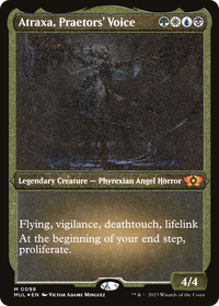 Atraxa, Praetors' Voice (Foil Etched) -  Foil (MUL-098) - Multiverse Legends