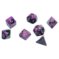 Chessex Mini-Polyhedral Set Gemini Black Purple with Gold