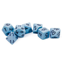 Chessex Polyhedral 7-Set Pastel Blue/black