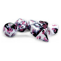 Chessex Polyhedral Set Gemini Black-White/Pink
