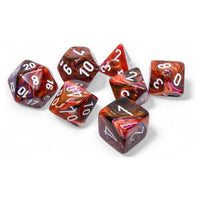 Chessex Polyhedral Set Festive Symphony/White