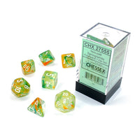 Chessex Polyhedral Set Luminary Nebula Spring with White