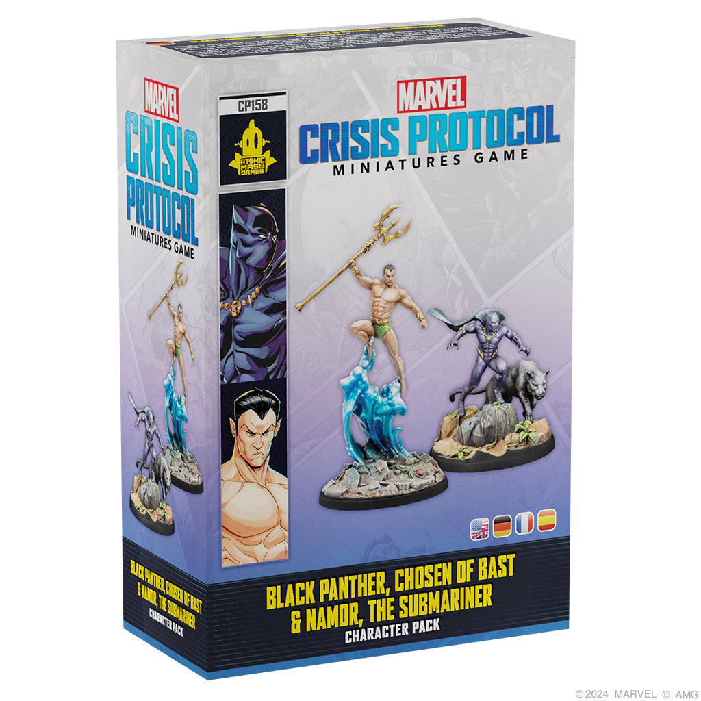 Black Panther, Chosen of Bast & Namor, The Sub-Mariner - Marvel Crisis Protocol