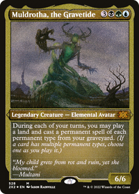 Muldrotha, the Gravetide (Foil Etched) -  Foil (2X2-528) - Double Masters 2022