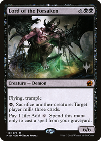 Lord of the Forsaken (Promo Pack) [Innistrad: Midnight Hunt Promos]