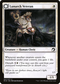 Lunarch Veteran // Luminous Phantom [Innistrad: Midnight Hunt]