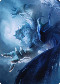 Cyclone Summoner Art Card -  (Borderless) (ASKHM-013) - Art Series: Kaldheim
