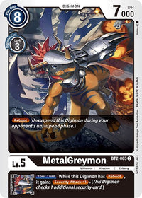 MetalGreymon [BT2-063] (Official Tournament Pack Vol.3) [Release Special Booster Promos]