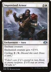Improvised Armor [Dominaria Remastered]