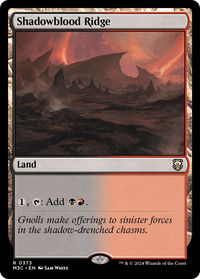 Shadowblood Ridge -  Foil (M3C-373) - Modern Horizons 3 Commander