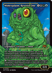 Mimeoplasm, Revered One - : (Showcase) Foil (DFT-405) - Aetherdrift