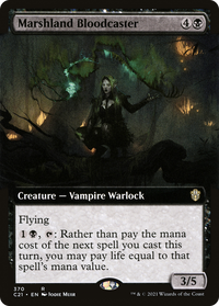 Marshland Bloodcaster (Extended Art) [Commander 2021]