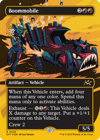 Boommobile (Borderless) (First-Place Foil) -  (Borderless) Foil (DFT-526) - Aetherdrift