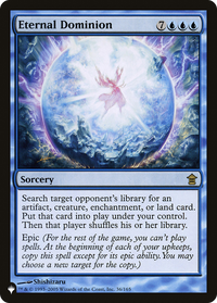 Eternal Dominion [The List]