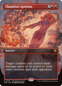 Chandra's Ignition (Borderless) [Aetherdrift Special Guests]