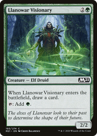 Llanowar Visionary [Core Set 2021]