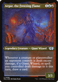 Aegar, the Freezing Flame (Foil Etched) -  Foil (MUL-096) - Multiverse Legends