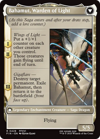 Dion, Bahamut's Dominant // Bahamut, Warden of Light - (Extended Art) (FIN-428) - FINAL FANTASY