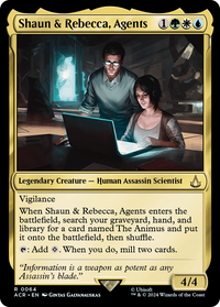 Shaun & Rebecca, Agents [Assassin's Creed]