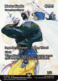 Master Xande - Venser, Shaper Savant (Showcase) -  / Master Xande (Borderless) (FCA-006) - FINAL FANTASY: Through the Ages