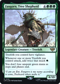 Fangorn, Tree Shepherd [The Lord of the Rings: Tales of Middle-Earth Prerelease Promos]