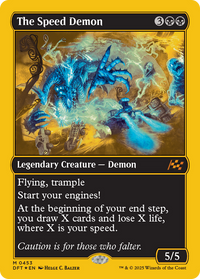 The Speed Demon -  Foil (DFT-453) - Aetherdrift